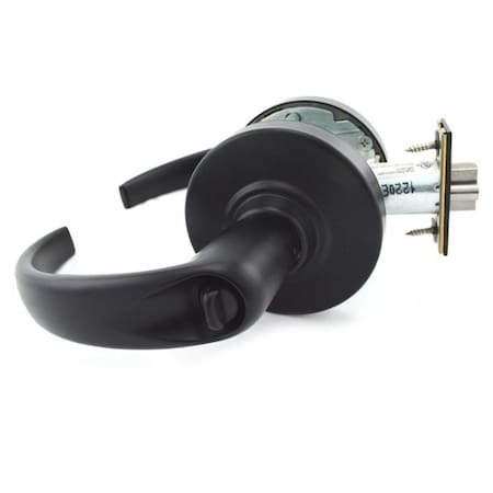 Schlage Commercial Entry Sparta Lever C Keyway, 2-3/4" Deadlatch, ANSI Strike Matte Black ALX53PSPA622